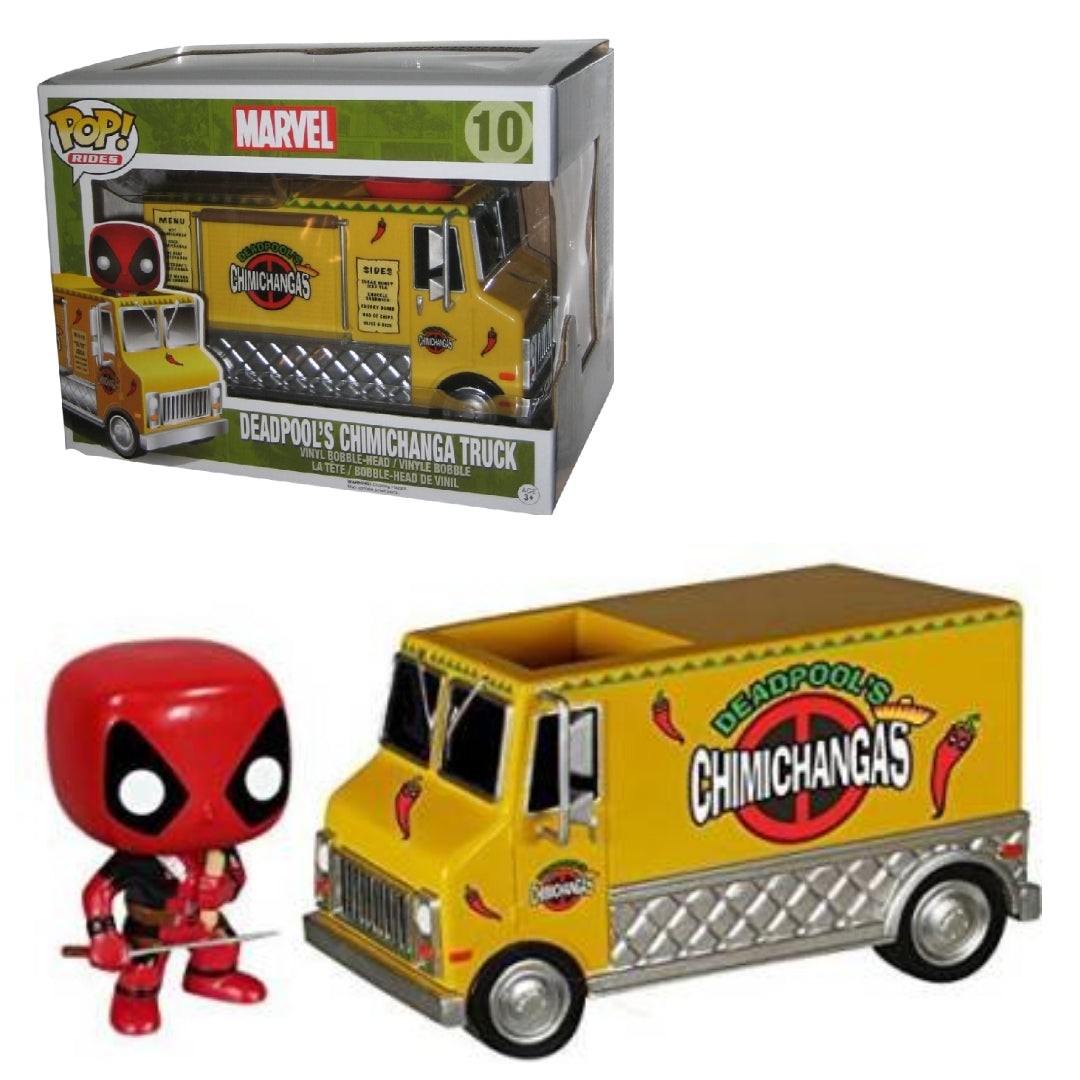 Funko Pop Rides: Deadpool's Chimichanga Truck Action Figure