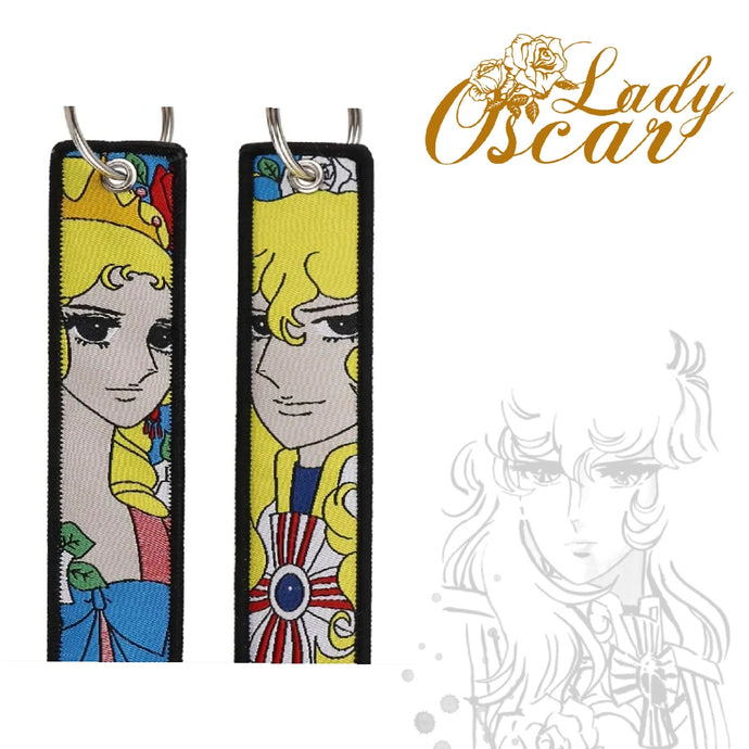 Lady Oscar Fabric Keychain