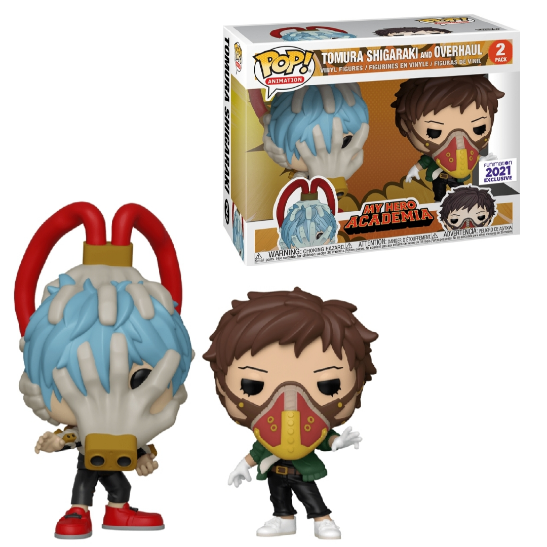 Signed Tomura Shigaraki and Overhaul 2-pack Funko outlet Pop!