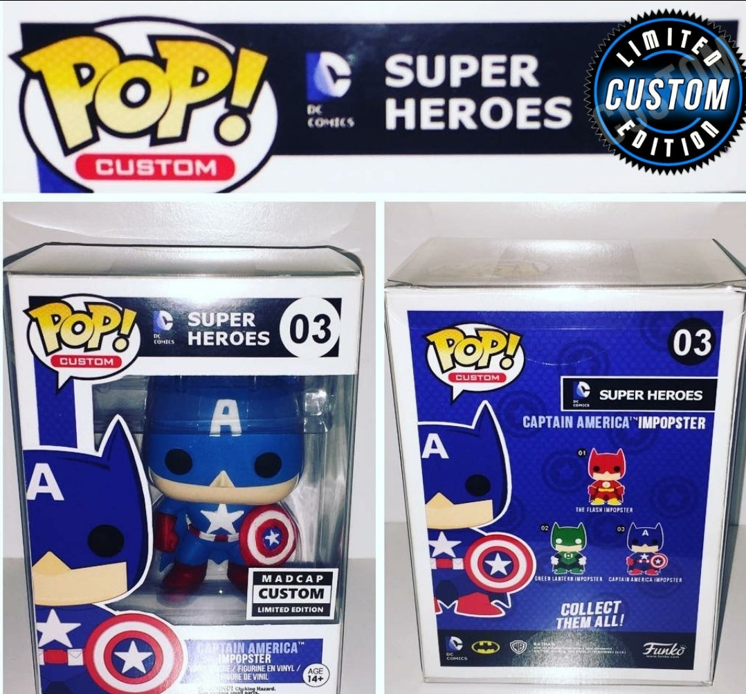 Batman Captain America Imposter (Custom) – Funko King Q8